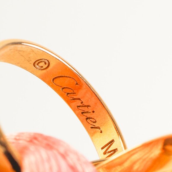 Cartier Trinity Tritone 18k Gold Pink-Cord Bracelet - Picture 5 of 8